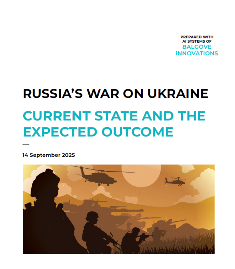 Russia's War On Ukraine: Current State and The Expected Outcome (September 2025)